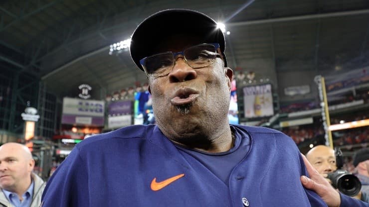 Dusty Baker, manager of the Houston Astros