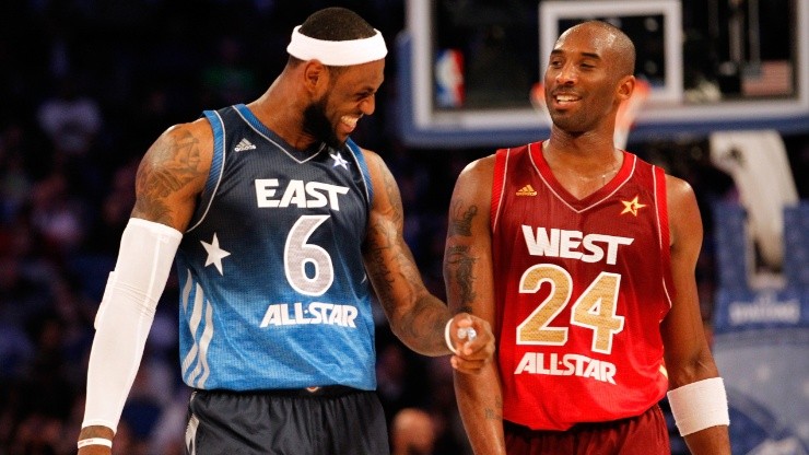 LeBron James y Kobe Bryant.