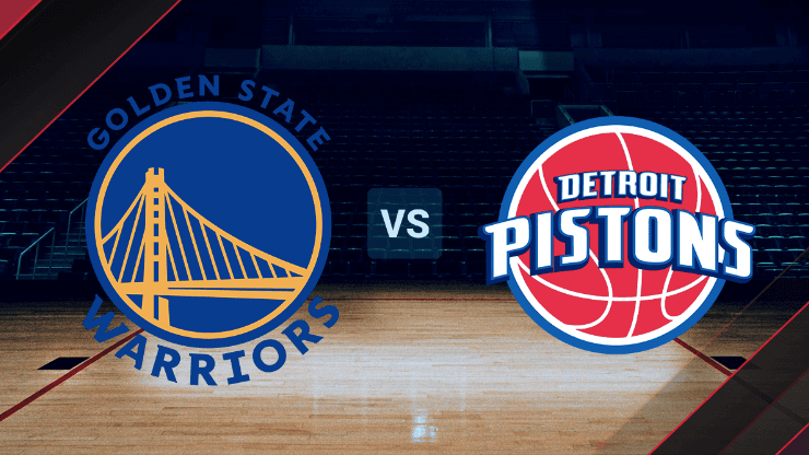 Golden State Warriors ante Detroit Pistons por la temporada regular de la NBA