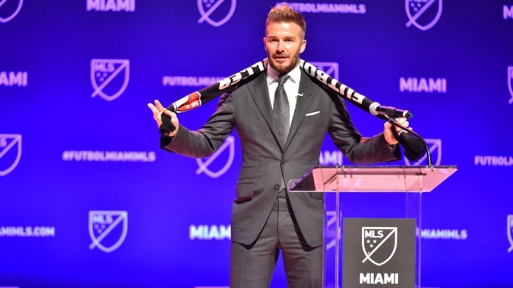 David Beckham, copropietario del Inter Miami