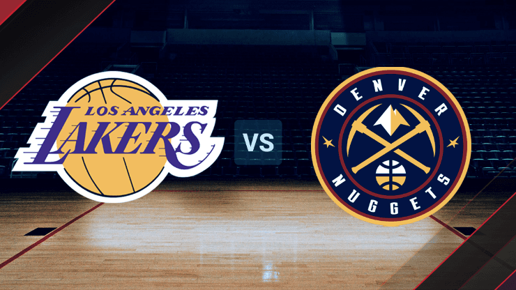 Los Ángeles Lakers vs.  Denver Nuggets para la temporada regular de la NBA