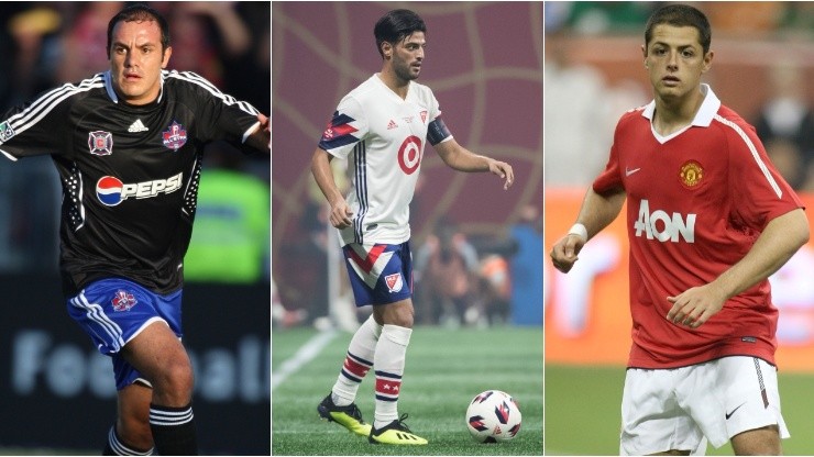 Cuauhtémoc Blanco, Carlos Vela y Javier Hernández en MLS All-Star Game