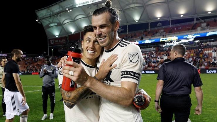Gareth Bale junto a Brian Rodríguez en Los Angeles FC