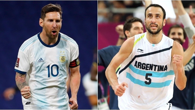 Lionel Messi y Manu Ginóbili.