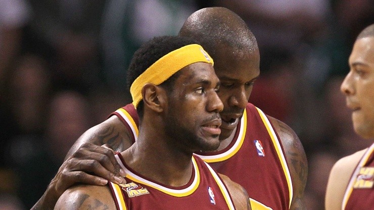 LeBron James y Shaquille O'Neal