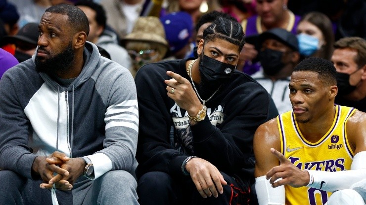 LeBron James, Anthony Davis y Russell Westbrook.