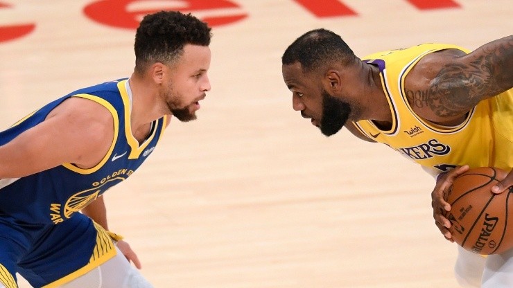 Stephen Curry y LeBron James.