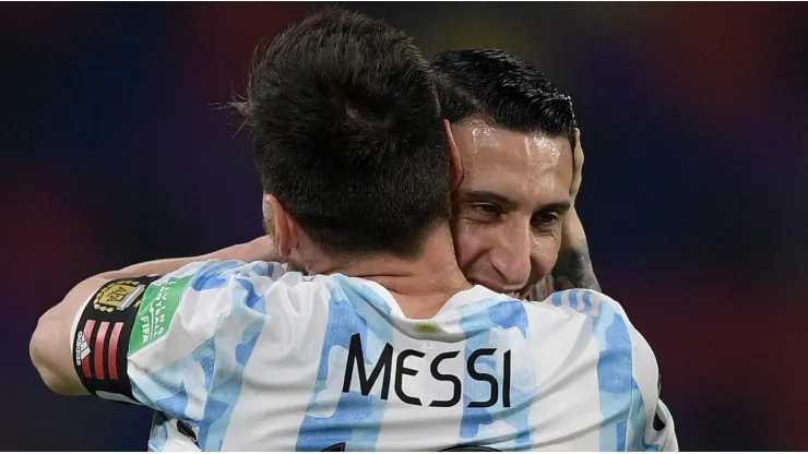 Lionel Messi y Ángel Di María.
